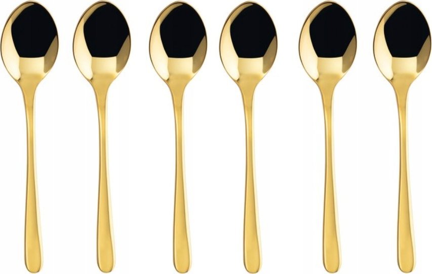 Sambonet Sambonet Taste PVD 6 Espresso Spoon Set