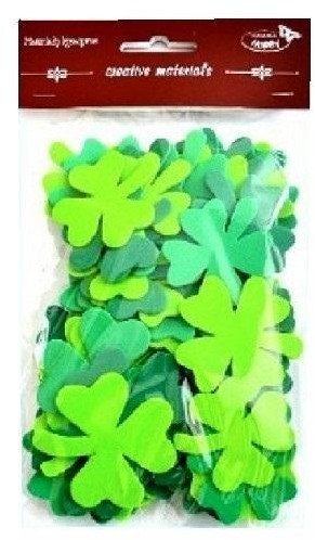 Koniczyny tonacja zielona 44szt