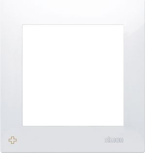 Kontakt-Simon Ramka pojedyncza Simon 54 antybakteryjna biały (DRK1/AB11)