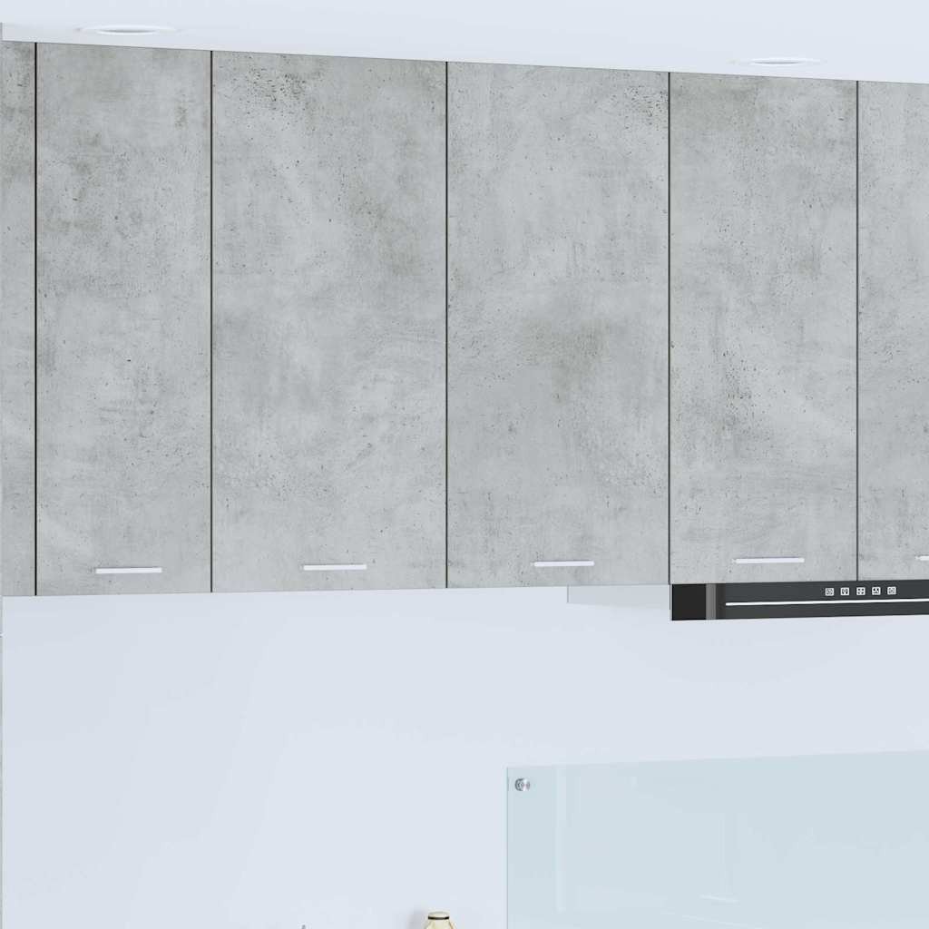 vidaXL Szafka wisząca z półką Riga Betonowy szary 80 x 31 x 80 cm