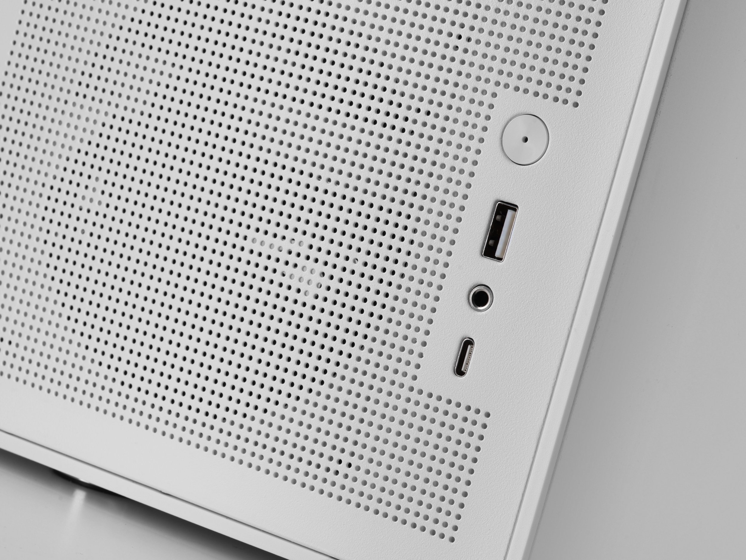 Mars Gaming MCXPSW mATX Ultra-Compact Gaming PC Case with MESH & Glass Panel