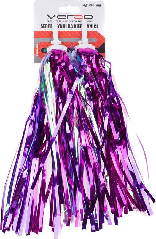 Nieznany Serpentynki na kierownicę fioletowe - para Uniwersalny