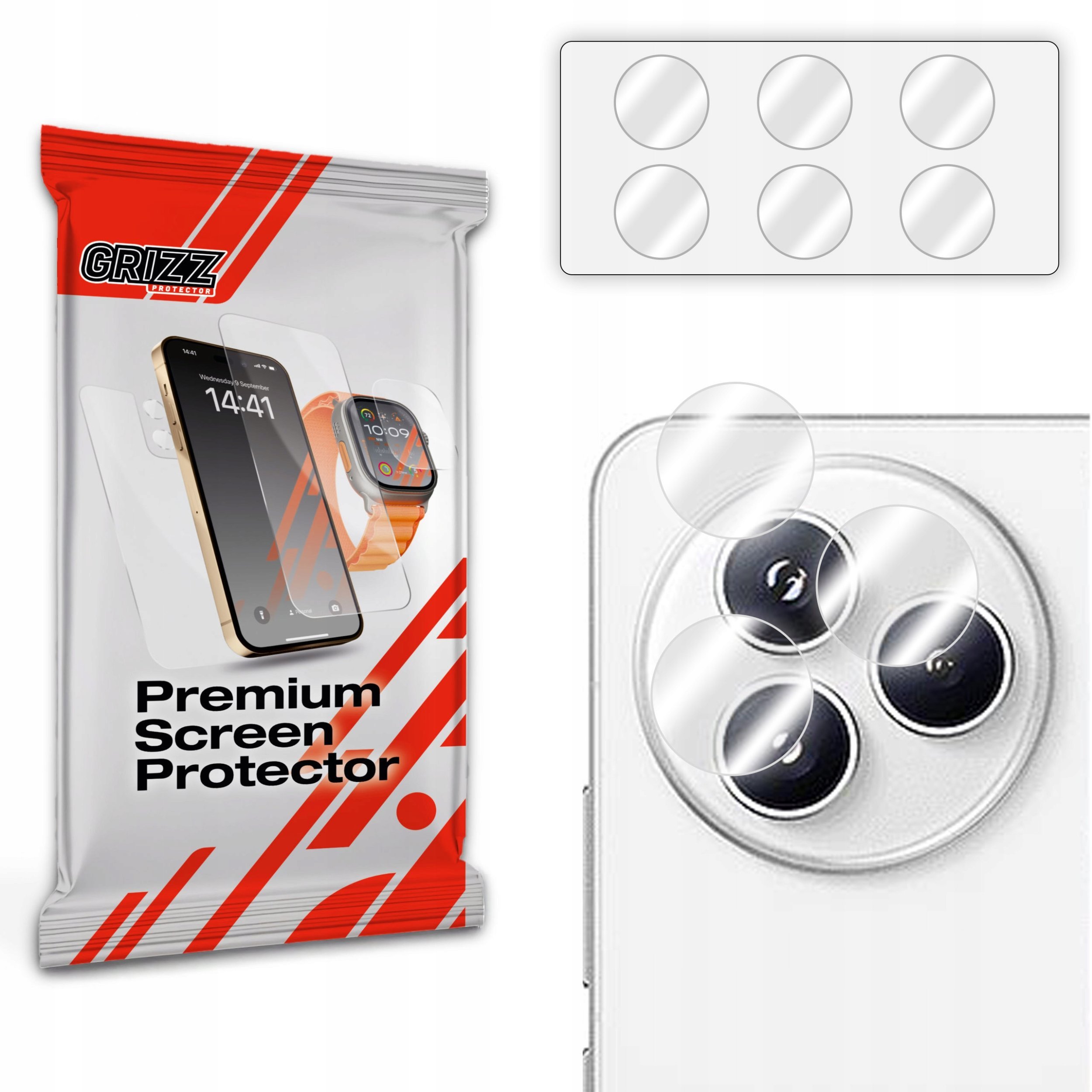 Szkło na aparat GrizzGlass HybridGlass Camera do Xiaomi Civi 5 Pro