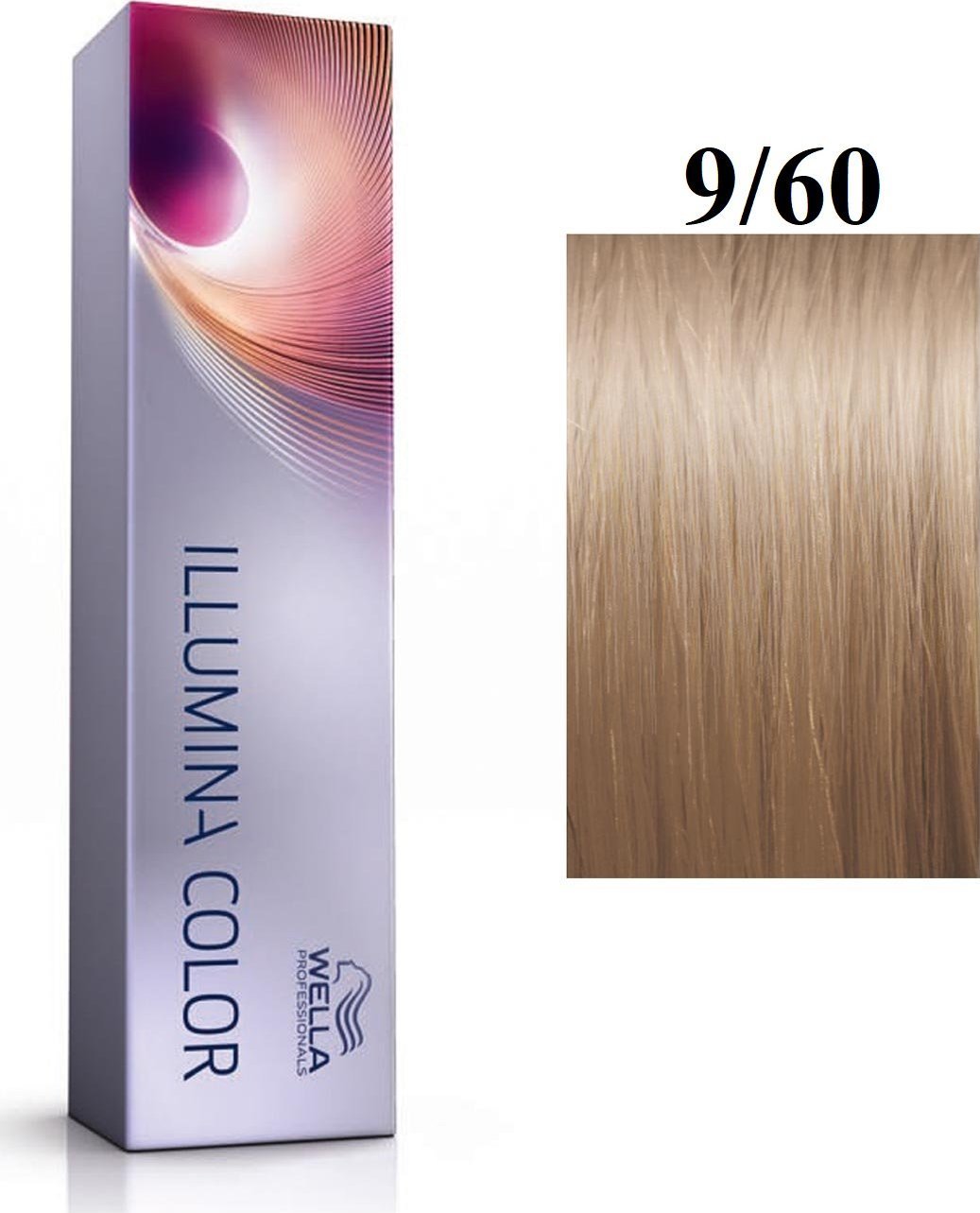 Wella Professionals , Illumina Color, Permanent Hair Dye, 9/60 Bright Blonde Natural Violet, 60 ml For Women