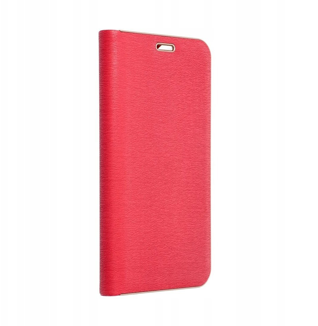 Kabura LUNA Book Gold do SAMSUNG S24 FE czerwony