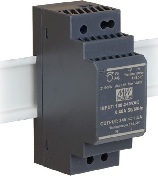Mean Well Zasilacz impulsowy HDR-30-24 24V / 30W na szynę DIN