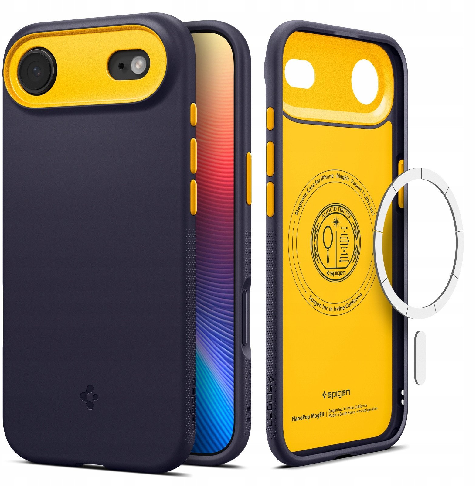 Etui Spigen Nano Pop Mag MagSafe do Apple iPhone 17 Air Blueberry Navy