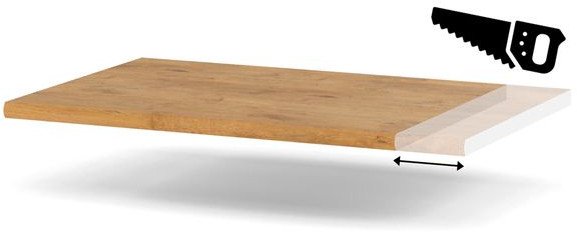 Blat Kuchenny Laminowany Blande Dąb Lancelot Drewniany 60-69cm Na Wymiar