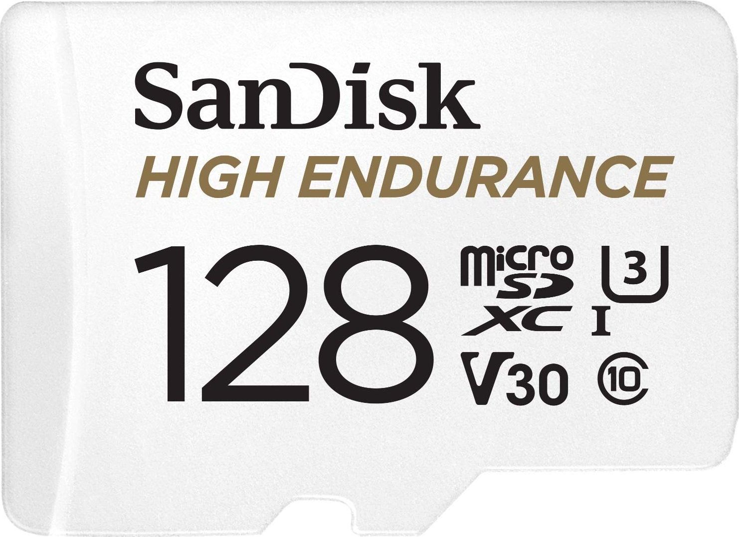 Karta SanDisk High Endurance MicroSDXC 128 GB Class 10 UHS-I/U3 V30 (SDSQQNR-128G-GN6IA)