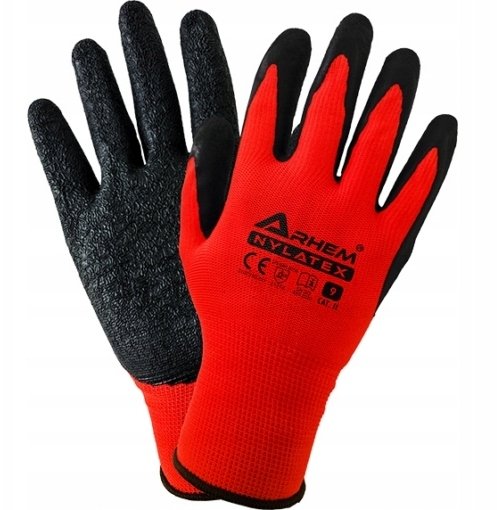 Nylatex 12 Par Rękawice Robocze Kat Ii Red - 9 L