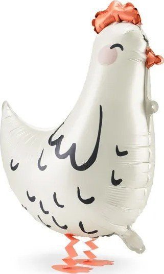 Balon foliowy chodzący kura wielkanocny kurczak