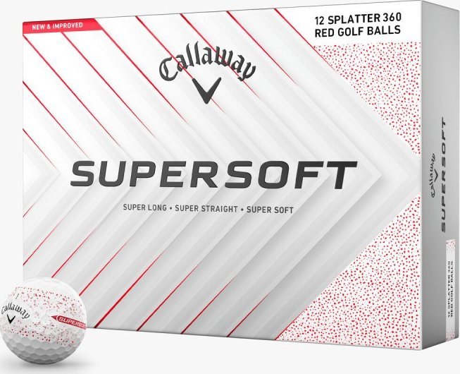 Piłki golfowe CALLAWAY SUPERSOFT Splatter 360, model 2025
