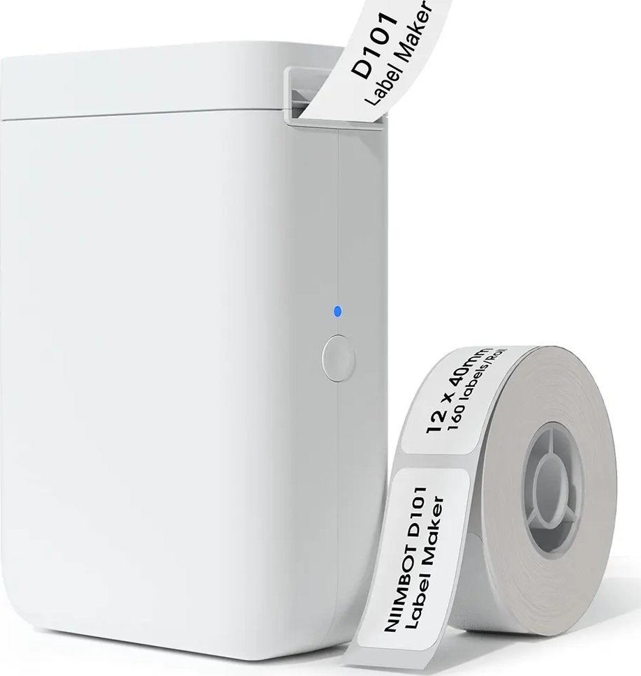 Drukarka etykiet Niimbot D101 Przenośna drukarka termiczna + rolka etykiet