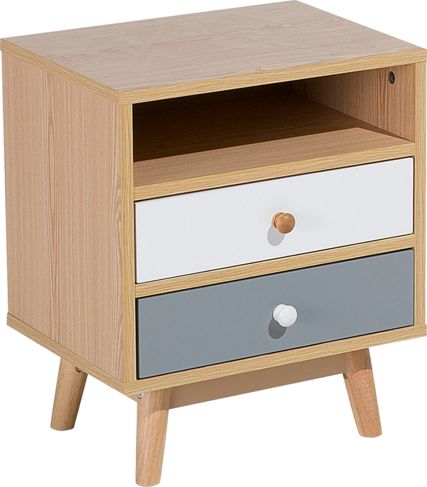 Shumee Szafka nocna jasne drewno FARGO