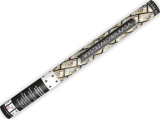 Party Deco Tuba strzelająca konfetti, banknoty, 60 cm uniwersalny