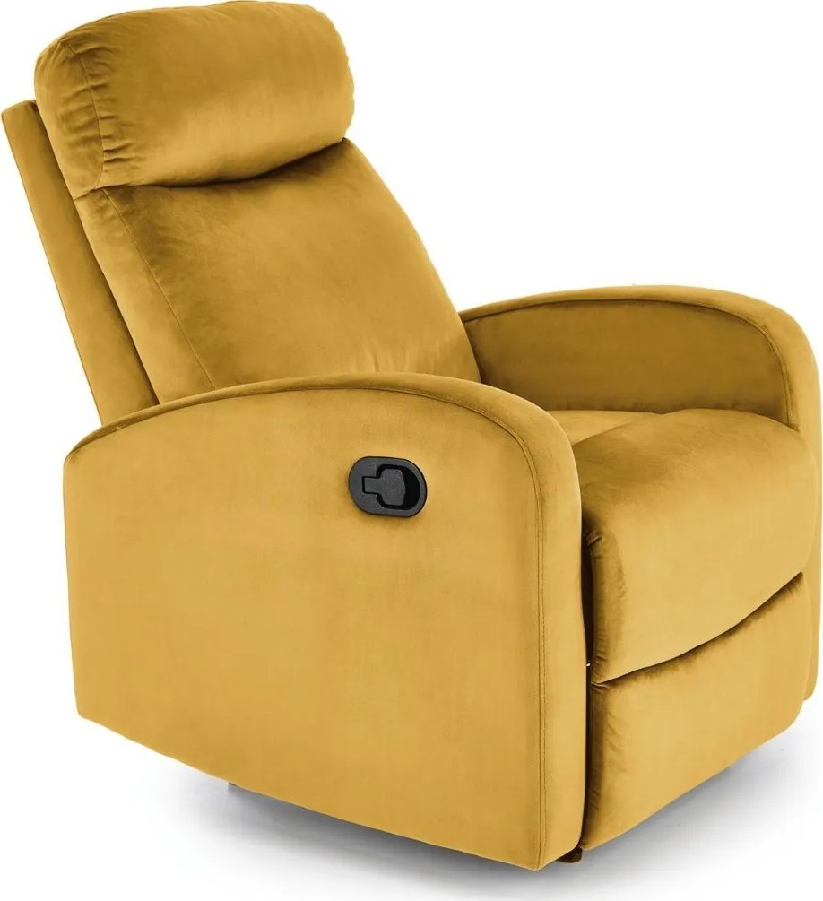 Halmar Fotel rozkładany WONDER VELVET musztardowy HALMAR