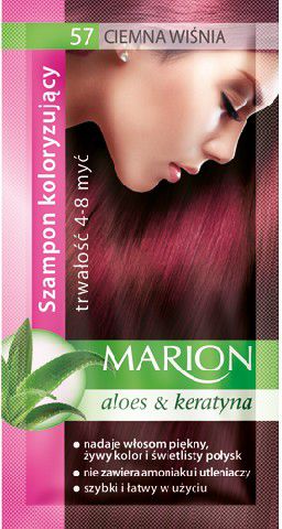 Marion Szampon koloryzujący 4-8 myć nr 57 ciemna wiśnia 40 ml