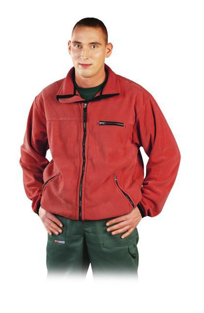 Reis Bluza z polaru Honey L czerwona