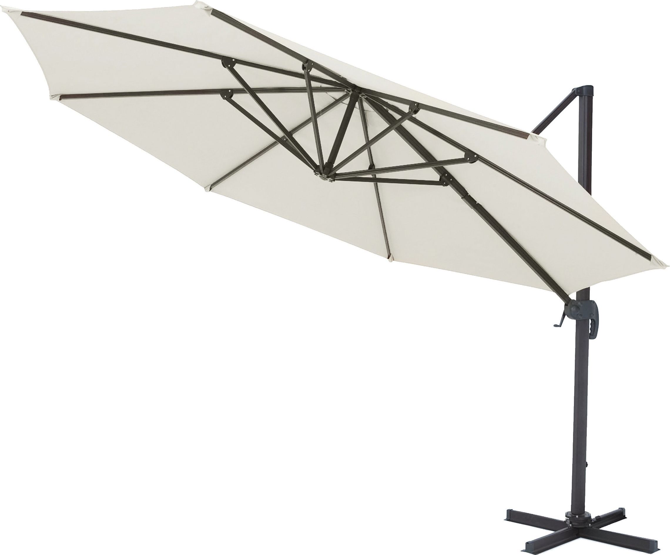 Kiti Pastatomas lauko skėtis Kazuar M, šviesia rudas