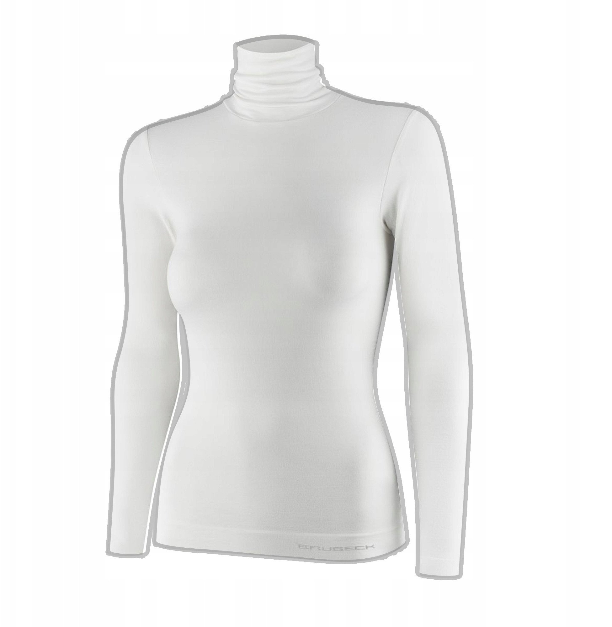 LS1627W Koszulka damska z golfem COMFORT MERINO kremowy L