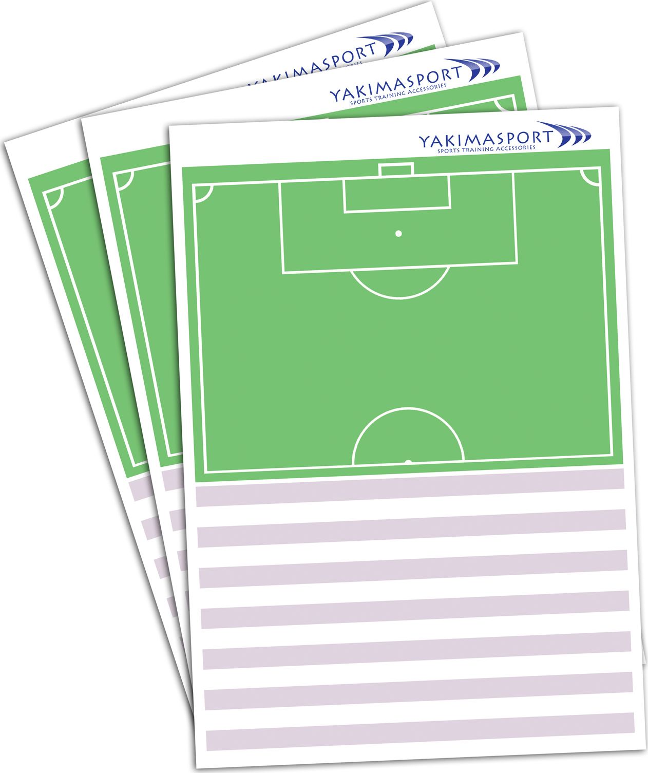 YakimaSport Blok trenera, zeszyt, notatnik- połowa boiska