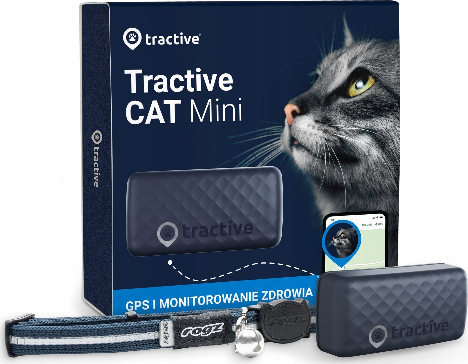 Tractive Tractive GPS CAT Mini - Dark Blue