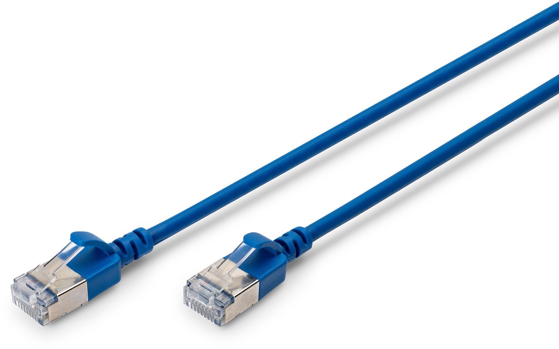 DIGITUS CAT 6A F-FTP SlimPatchk.,CU,LSZH AWG 32/7, 5m,Blau