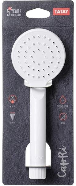 Shower handset Capri O7 5cm 1 mode matte white 8411801226285