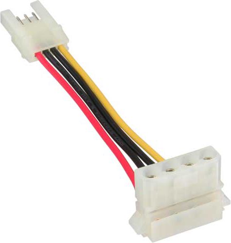 InLine Molex - 4-pin Floppy, 0.06m, Wielokolorowy (26622)