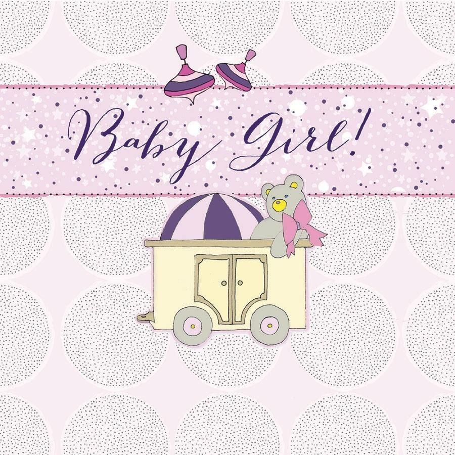 Clear Creation Karnet Swarovski kwadrat CL0222 Narodziny wagonik