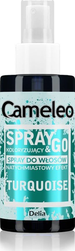 Delia Delia Cosmetics Cameleo Spray & Go Spray koloryzujący do włosów - TURQUOISE 150ml
