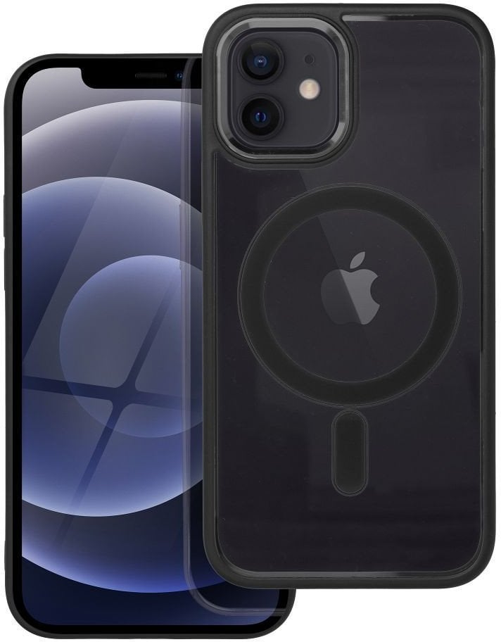Futerał COLOR EDGE MAG COVER kompatybilny z MagSafe do IPHONE 12 / 12 Pro czarny
