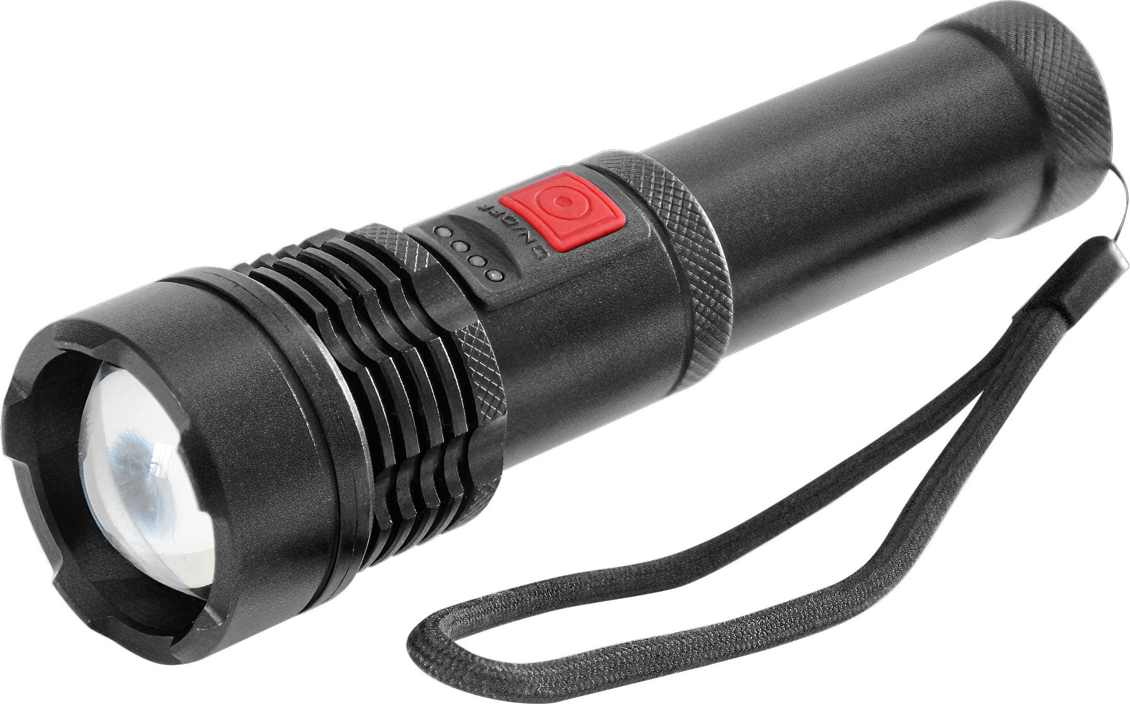 Latarka Orno LT-12 Latarka ręczna LED COB 12W 500lm z funkcją zoom i akumulatorem 2200 mAh