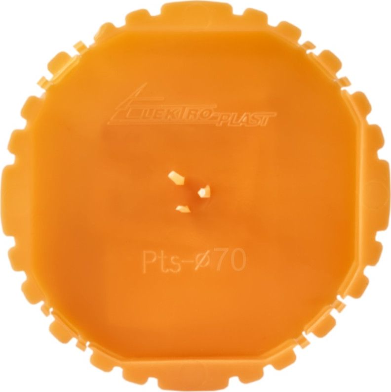 Elektro-Plast Pokrywa sygnalizacyjna puszki 70mm 50szt. pomarańczowa 13.17 E-P 3654