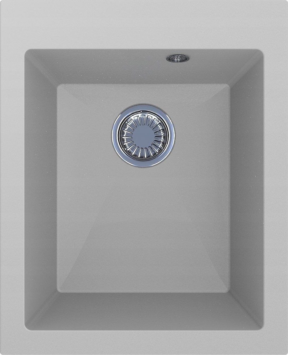 Zlewozmywak Miraggio Zlewozmywak podblatowy kwarc biały 41 cm