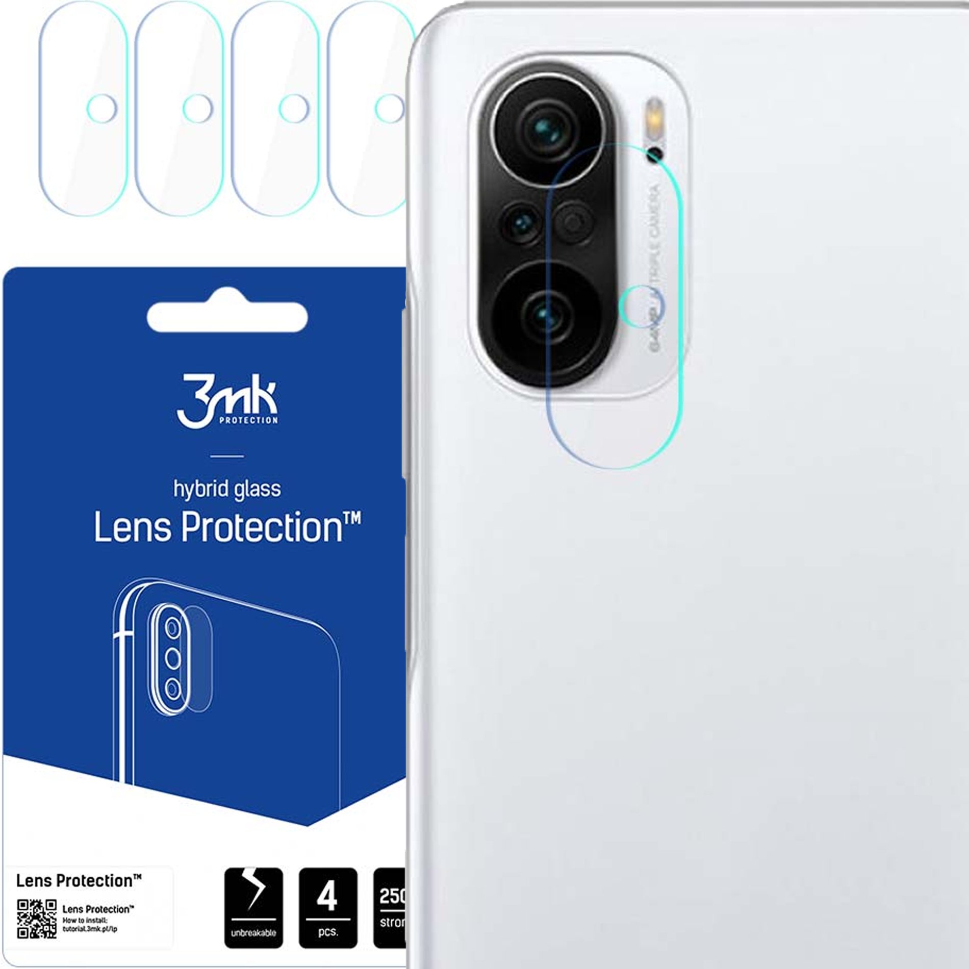 XIAOMI REDMI K40 PRO+ 5G - 3MK LENS PROTECTION