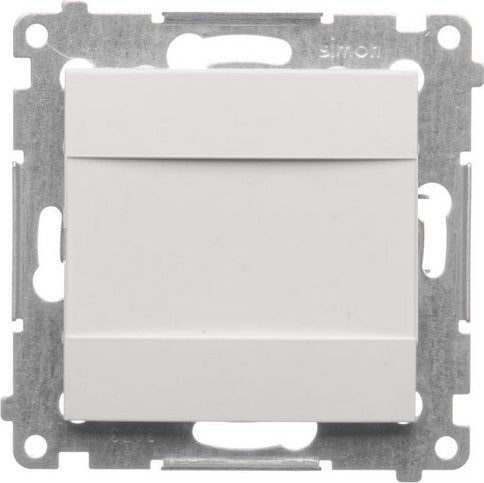 Kontakt-Simon Zaślepka Kontakt-Simon 55 TPS.01/111 ramki moduł. Mocowanie za pomocą łapek lub wkrętów biały mat