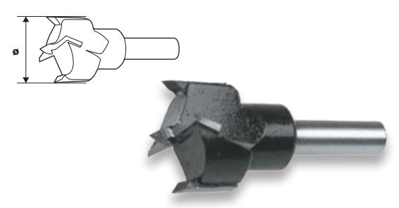 Verto Frez do drewna widiowy 35mm (60H835)