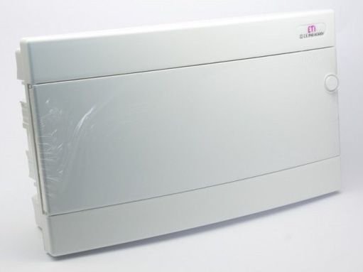 ETI Obudowa podtynkowa 18 modułów drzwi białe ECM18PO-s