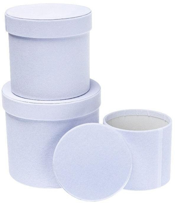 Pudełko Flower Box 3szt biały ROZETTE