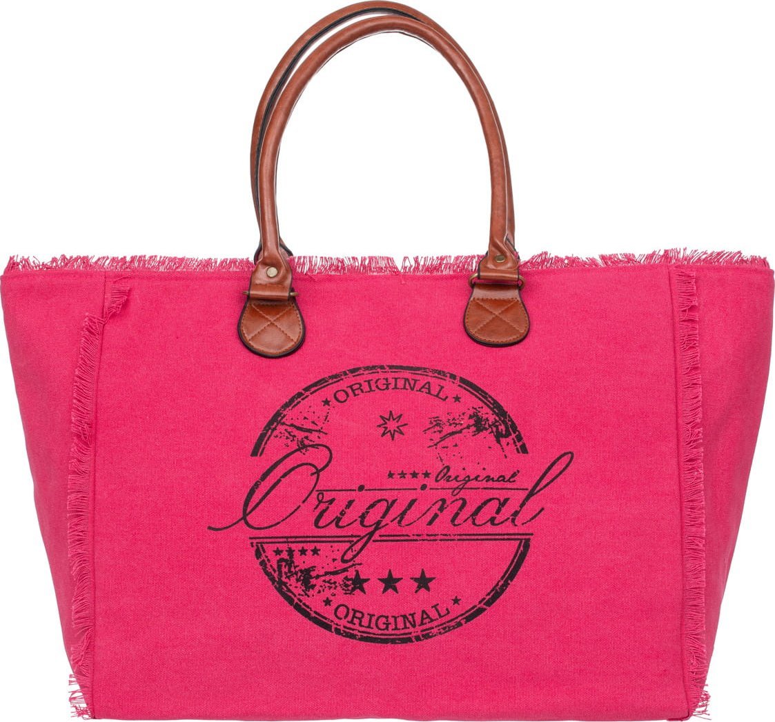 Vivi Paris Torba Weekendowa Plażowa Shopperka Vivi Paris Fuksja