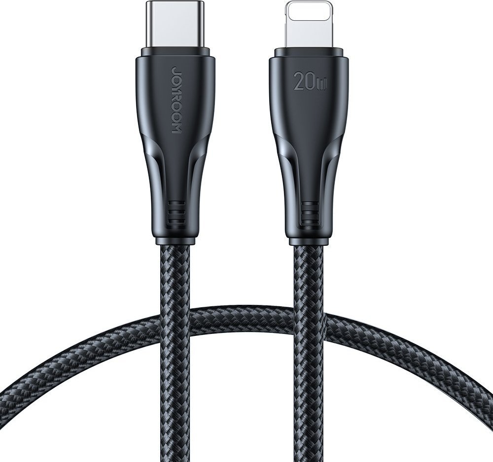 Kabel USB Joyroom USB-C - Lightning 1.2 m Czarny (JYR677)