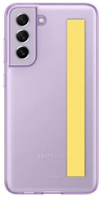 Mocco Pastel Ring Silicone Back Case for Samsung Galaxy S21 FE 5G Violet