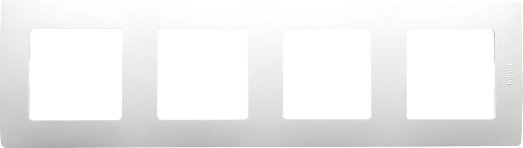 Legrand Ramka poczwórna Niloe biała 665004