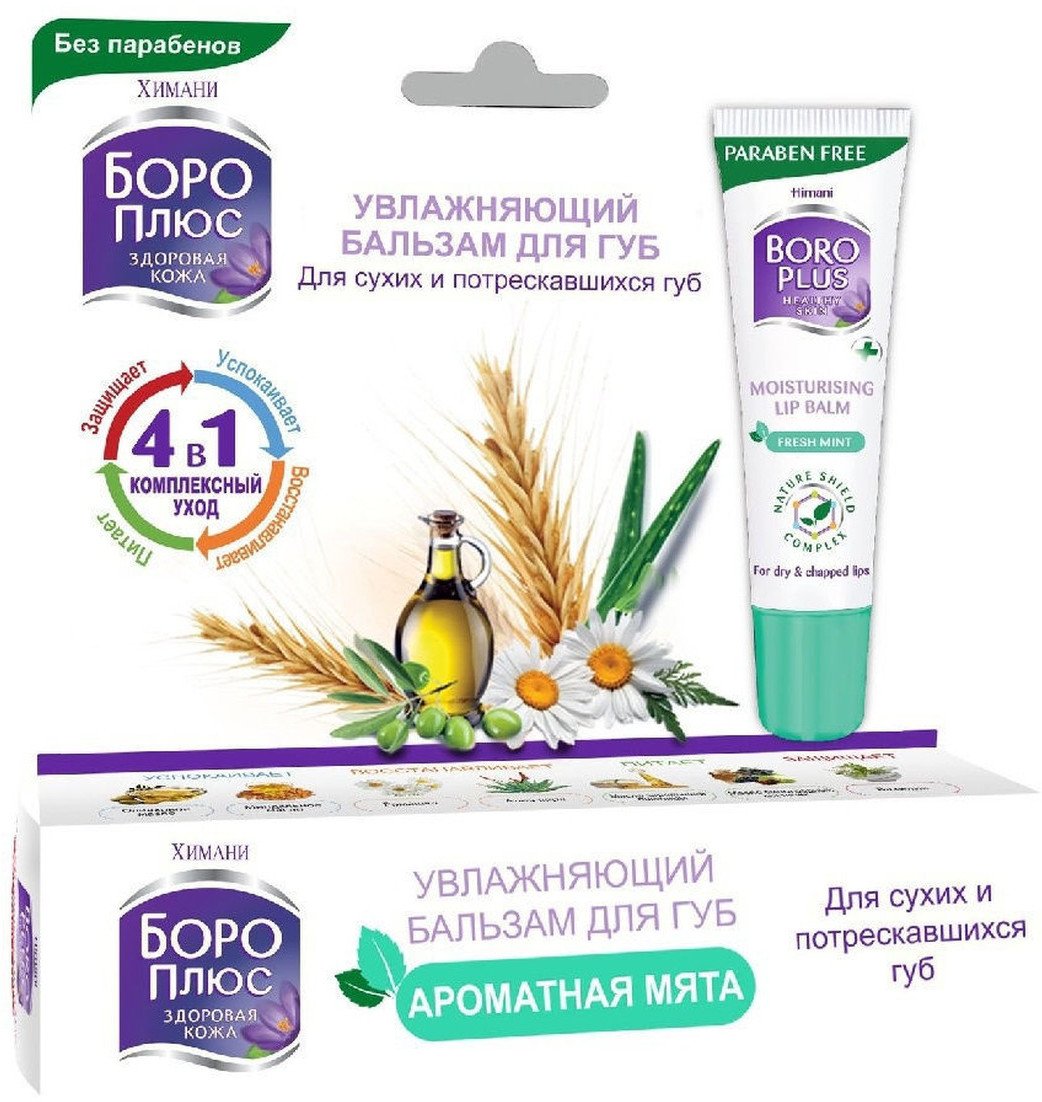Boro Plus Balsam do ust nawilżający Fresh Mint 10ml