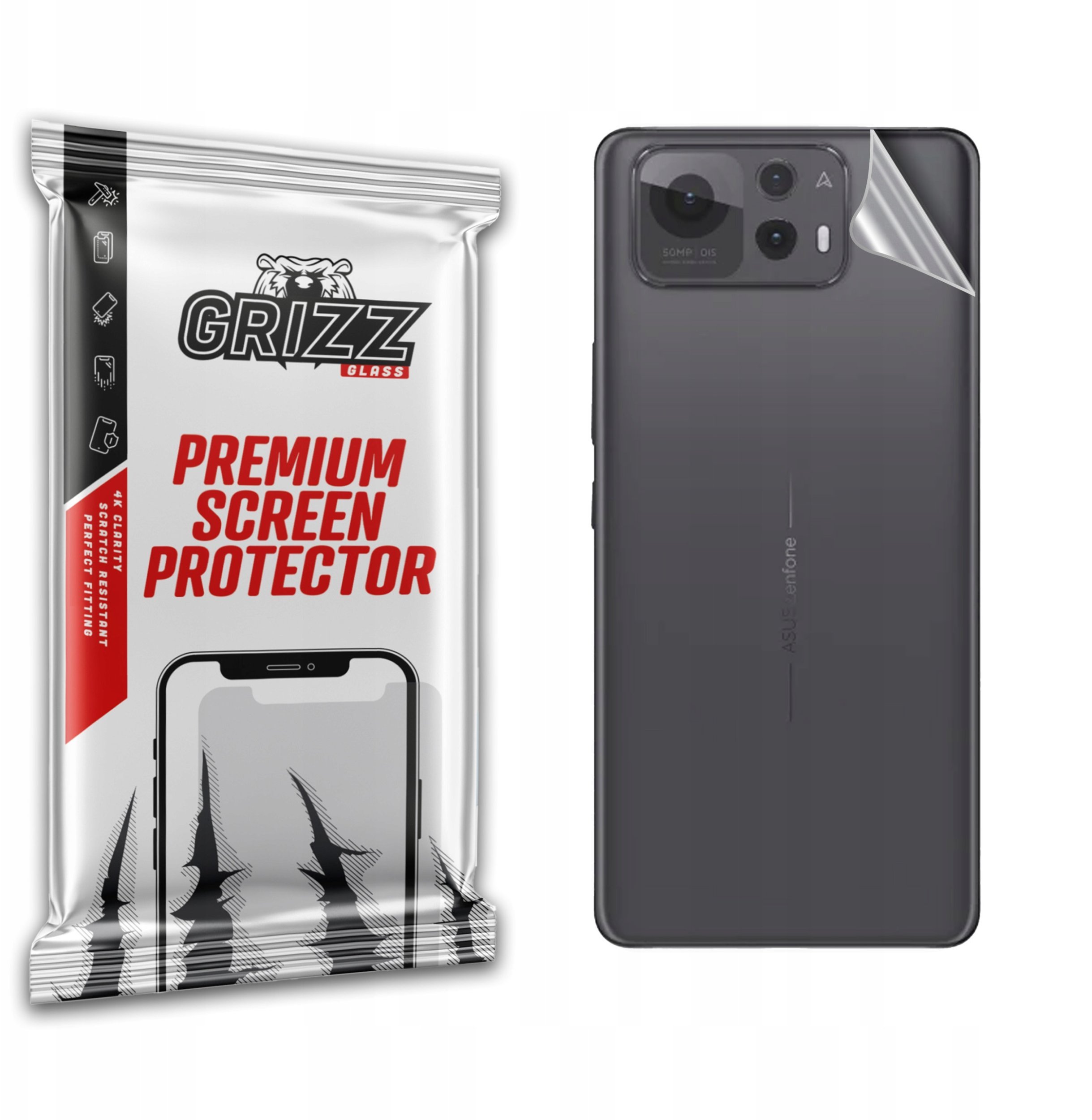 Folia na tył GrizzGlass SatinSkin do Asus Zenfone 12 Ultra