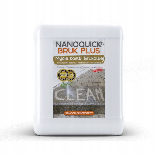 Mycie Czyszczenie Kostki Brukowej Galanterii Betonowej NANOQUICK Bruk Plus