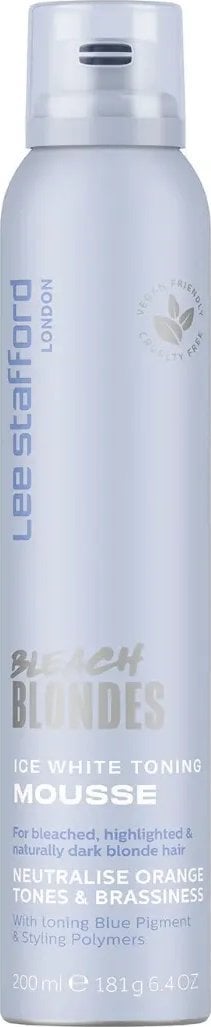 Lee Stafford Lee Stafford - Bleach Blondes Ice White, Toning Mousse 200 ml