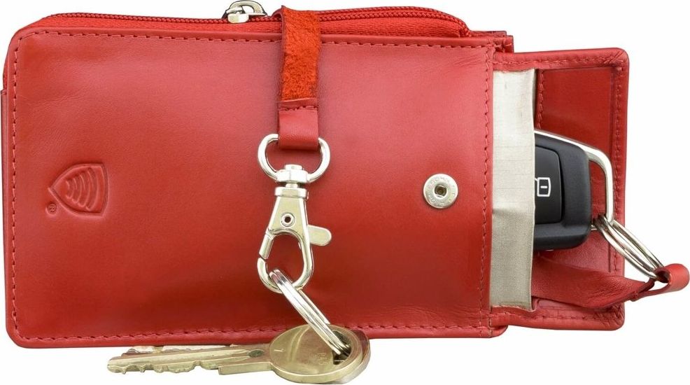KORUMA Czerwone etui na kluczyki typu Keyless antyRFID - Koruma (KUK-94PR) Uniwersalny
