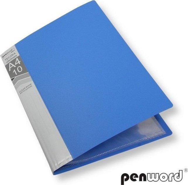 Teczka A4/10 ofertowa niebieska